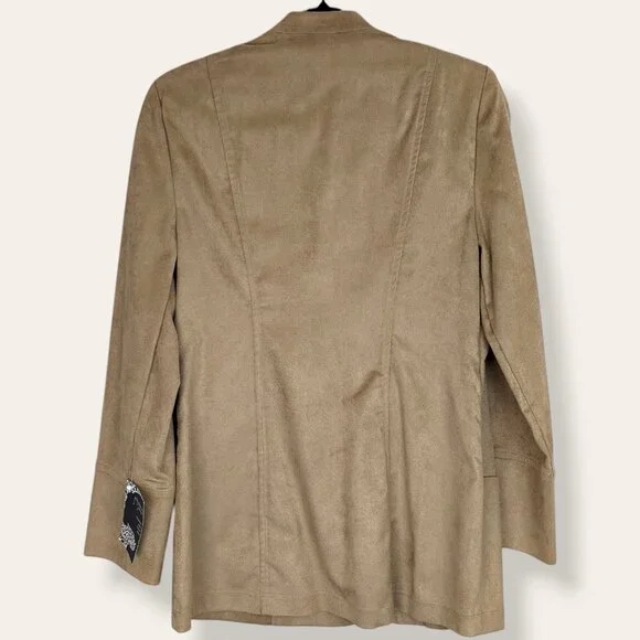 🍁NWT Vintage Judy Joannou Micro Suede Jacket - Picture 5 of 7